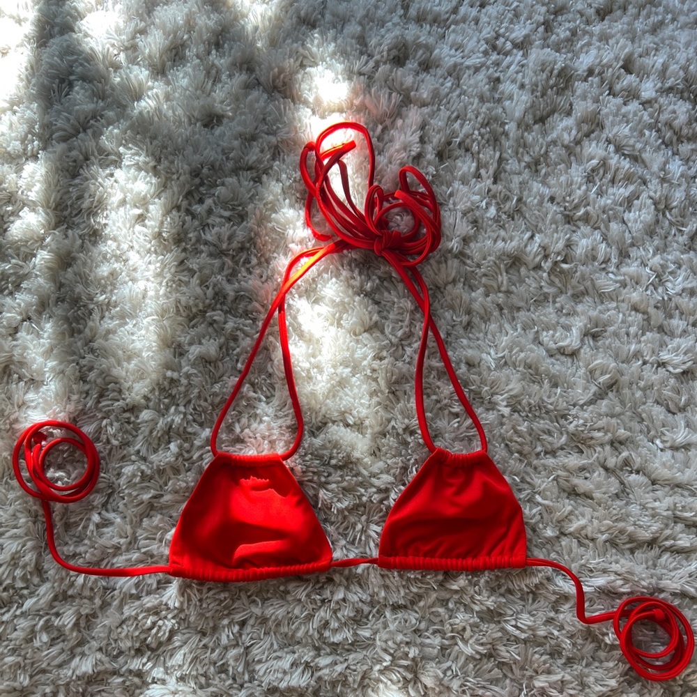We Are HAH Red Bikini Top